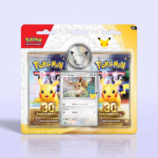 Confezione da due buste Eevee 30° Anniversario